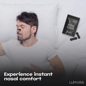 Sleep Soundly: How Lumora Nasal Strips Help You Breathe Better at Night