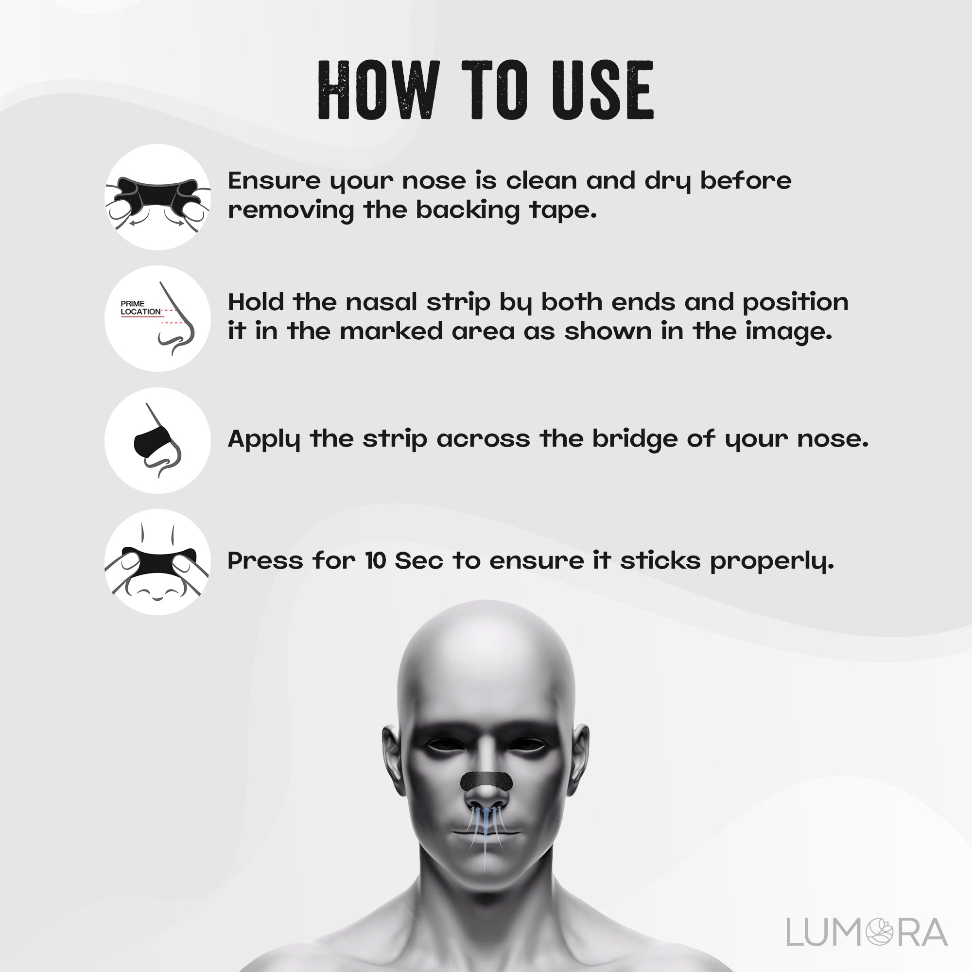 Nasal Strip for Breathing