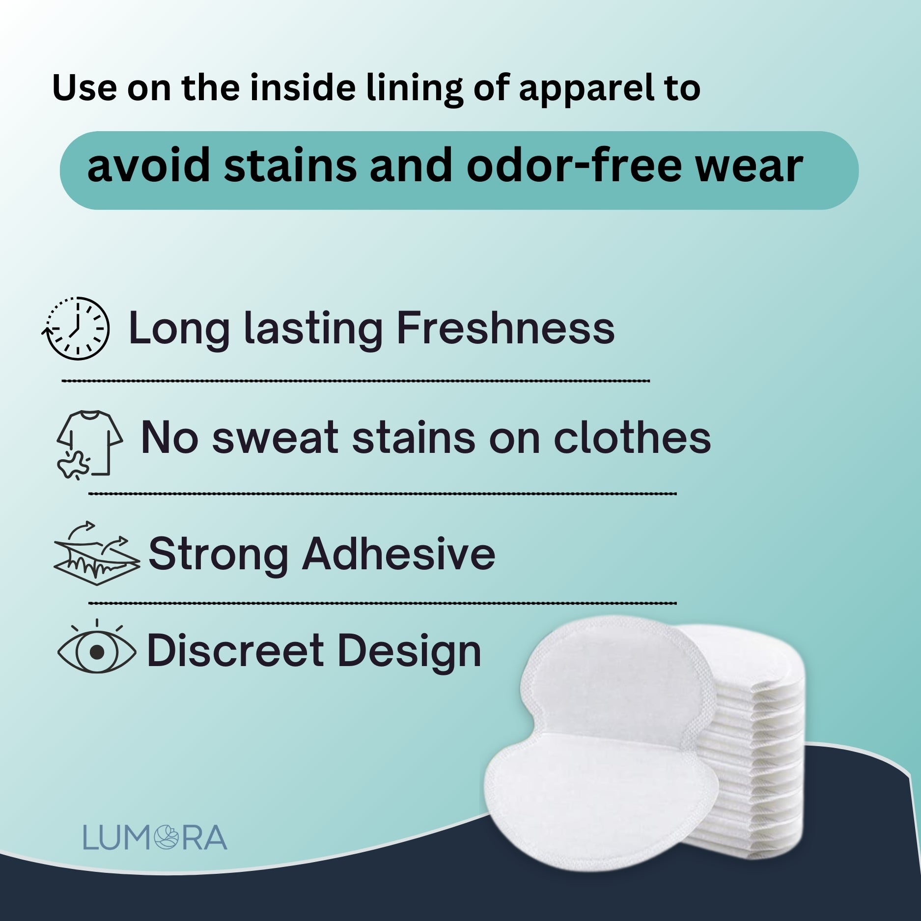 Disposable Underarm Sweat Pads
