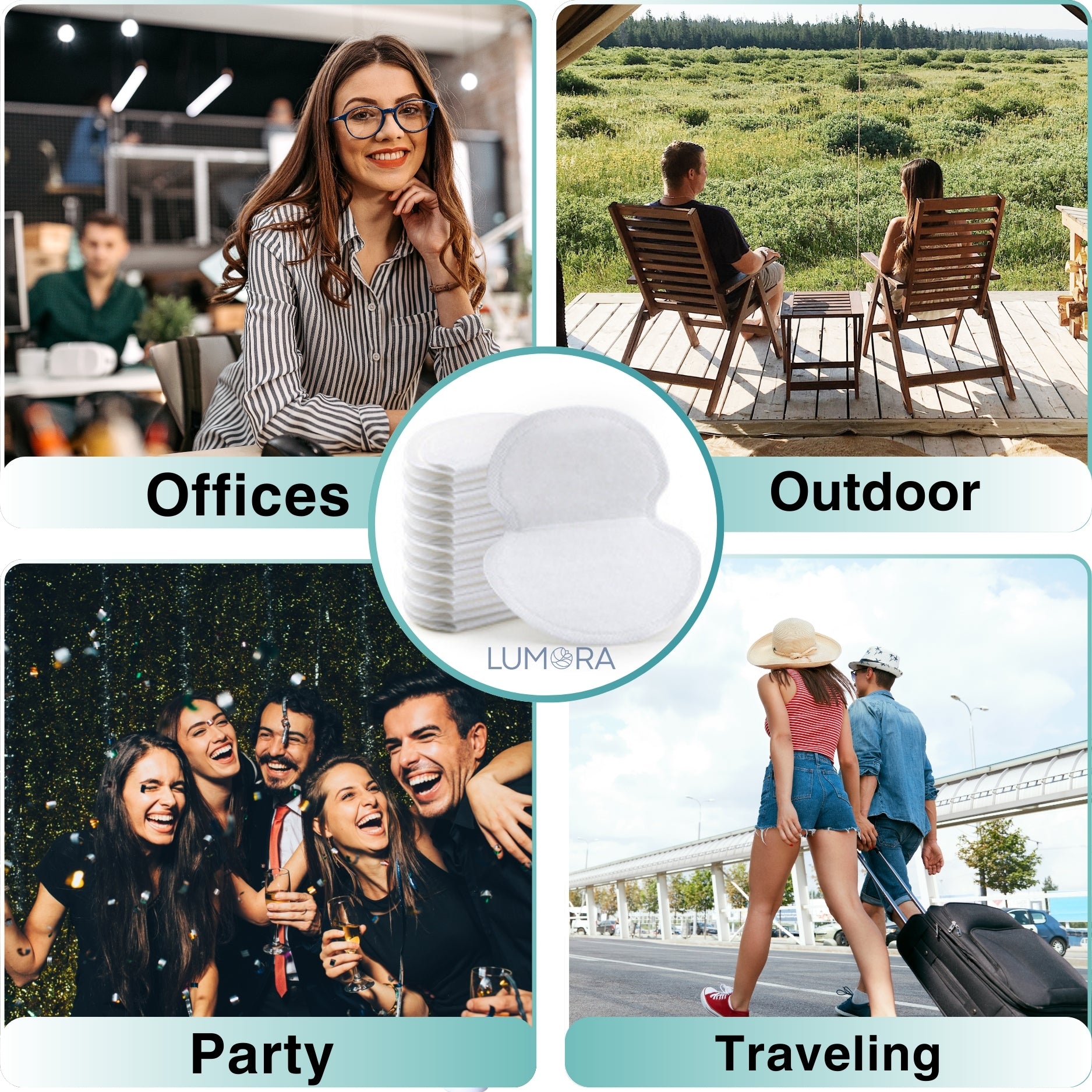 Disposable Underarm Sweat Pads